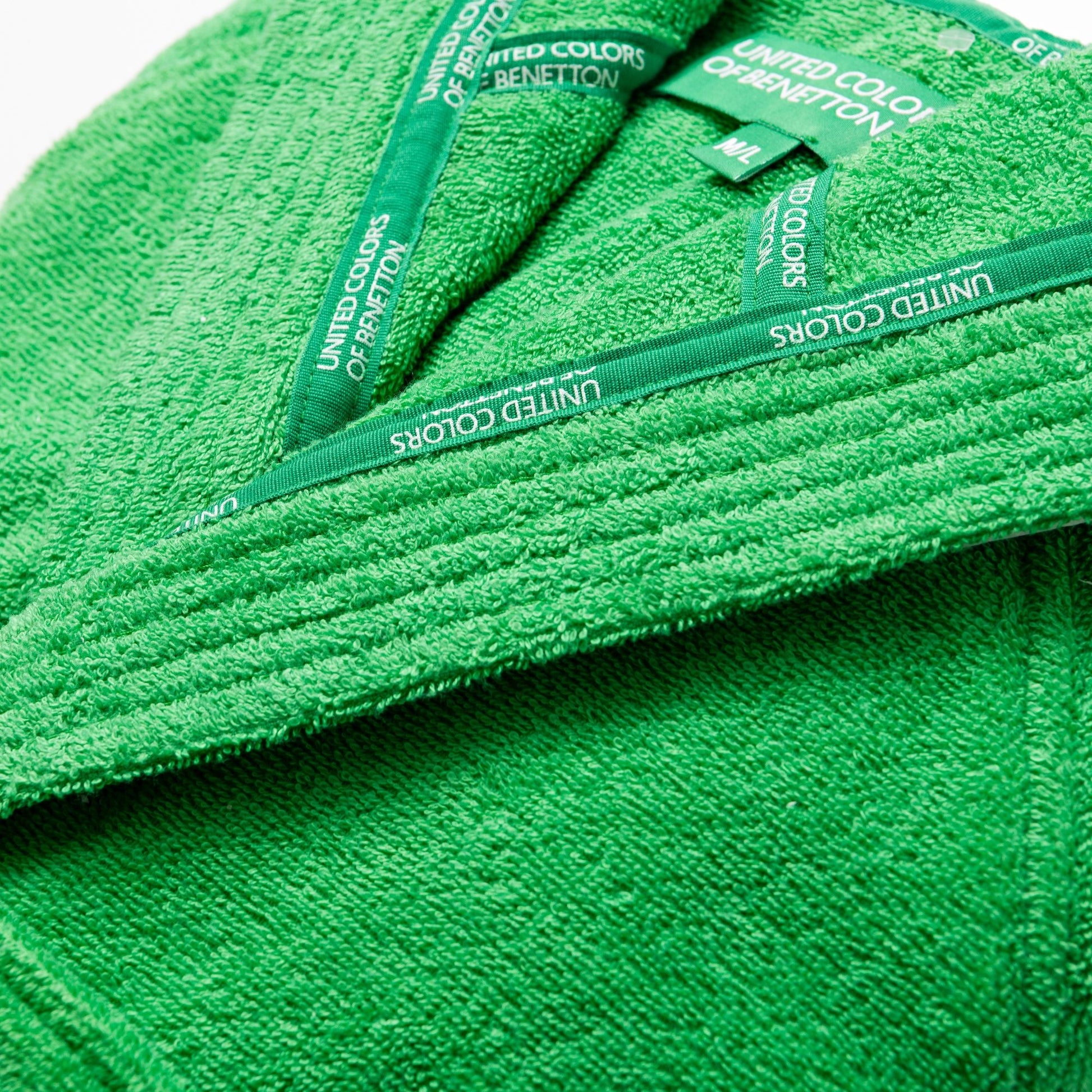 Albornoz Con Capucha M/l 360gsm 100% Algodón Verde Rainbow Be_4