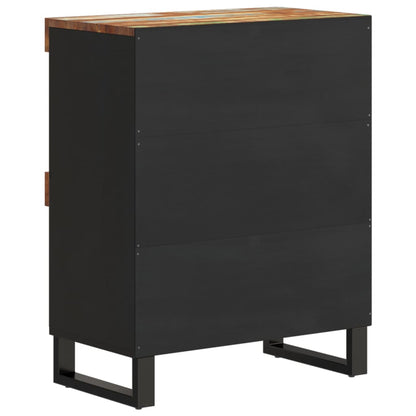 Armario Auxiliar Madera Maciza Reciclada 60x33x75 Cm_3