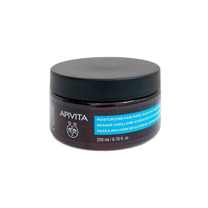 Mascarilla capilar hidratante con ácido hialurónico y aloe Apivita 20 ml