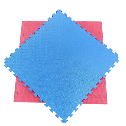 Artatami® Tatami Puzzle 1x1x40 mm Rojo - Azul Pack Ahorro【10 Unidades】 Alta Densidad EVA – Judo, BJJ, MMA y Lucha_1