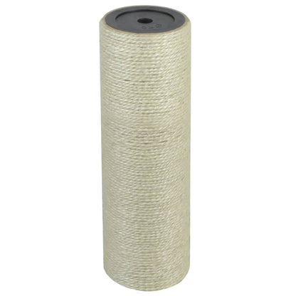 Vidaxl Poste Rascador Para Gatos 8x25 Cm 10 Mm Beige_0