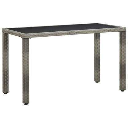 Vidaxl Set De Comedor De Jardín 5 Pzas Y Cojines Ratán Sintético Gris_4