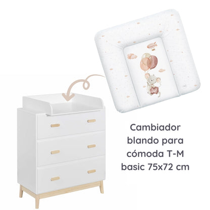 Cambiador Blando Para Comoda T-m Basic Dreamer_3