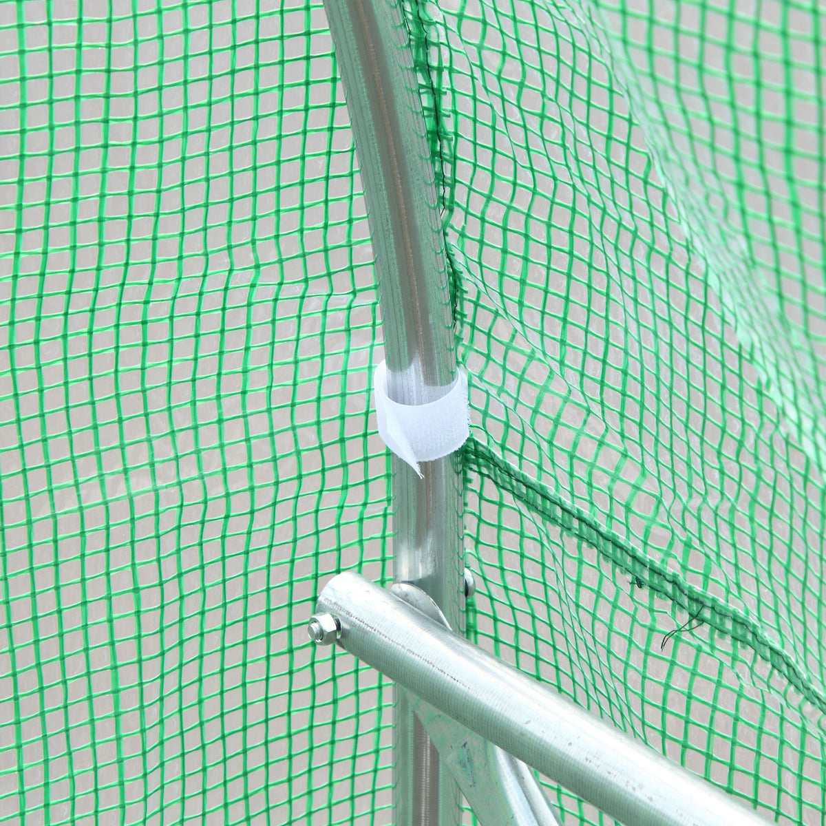 Invernadero De Túnel Con 12 Ventanas Outsunny 595x300x200 Cm Verde_4