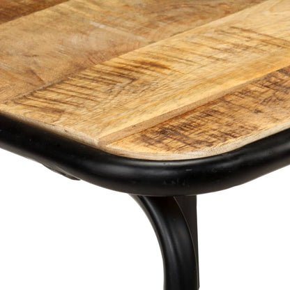 Taburetes De Cocina 2 Unidades Madera Maciza De Mango_3