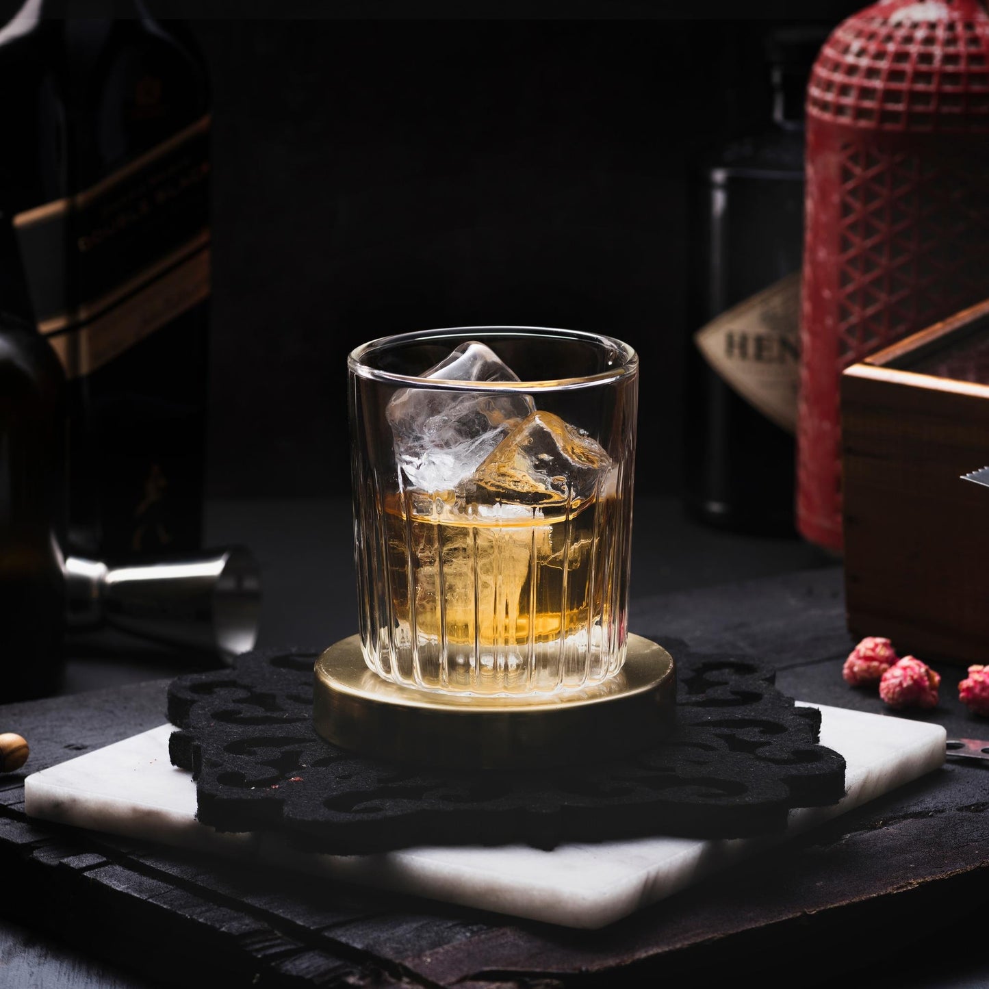 Set De 2 Vasos 300ml Mixology De Doble Pared En Borosilicato Masterpro_1