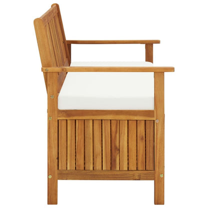 Vidaxl Banco De Almacenaje De Jardín Madera Maciza Acacia 120x63x84 Cm_3
