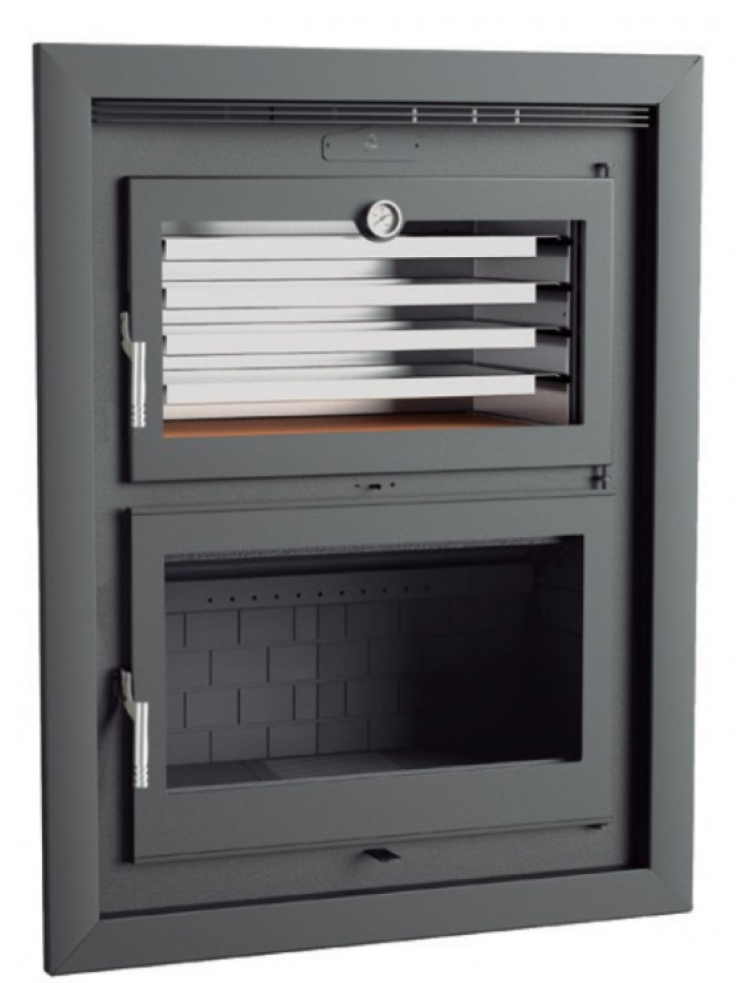 BRICOSOL Horno Leña Insertable FM - Interior Fundición - Modelo HLI-200 F_0
