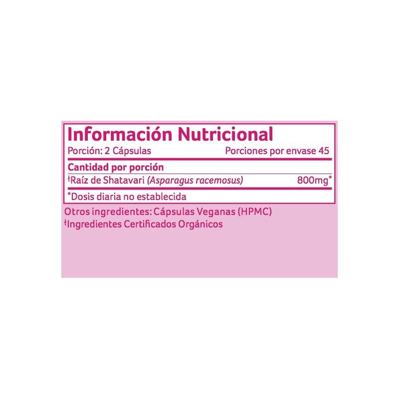 Shatavari Organic India 90 caps