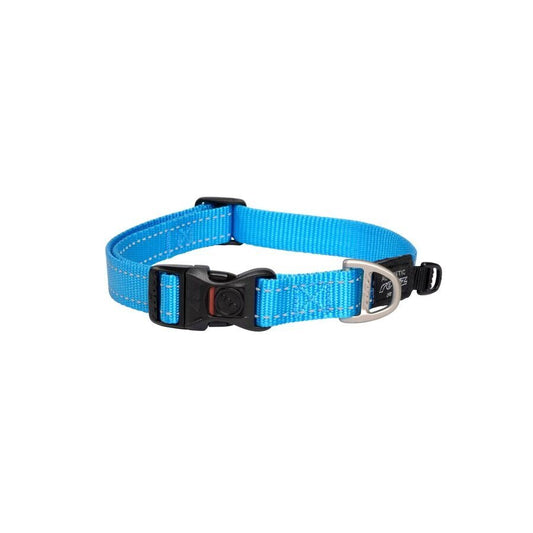 Collar Para Perro, Modelo Classic De Rogz Color Turquesa. Talla S (8-14kg)_0