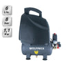 Compresor Aire Wolfpack 6 Litros / 8 Bares / 1,1 Kw - 1,5 Hp  Sin Aceite
