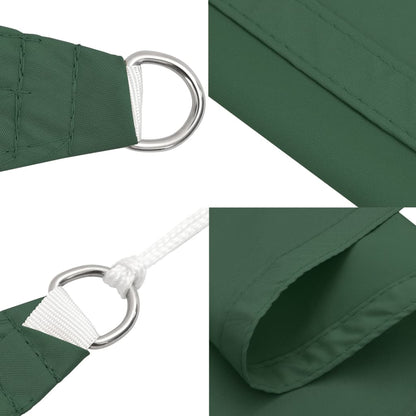 Toldo De Vela Cuadrado Tela Oxford Verde Oscuro 7x7 M_4