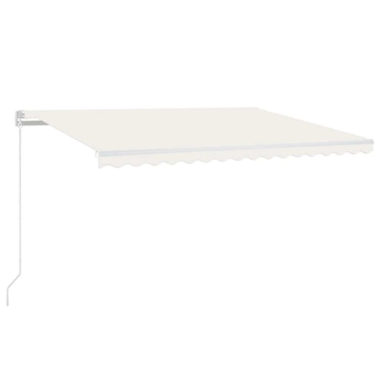 Toldo Automático Con Led Y Sensor De Viento Crema 450x300 Cm_0