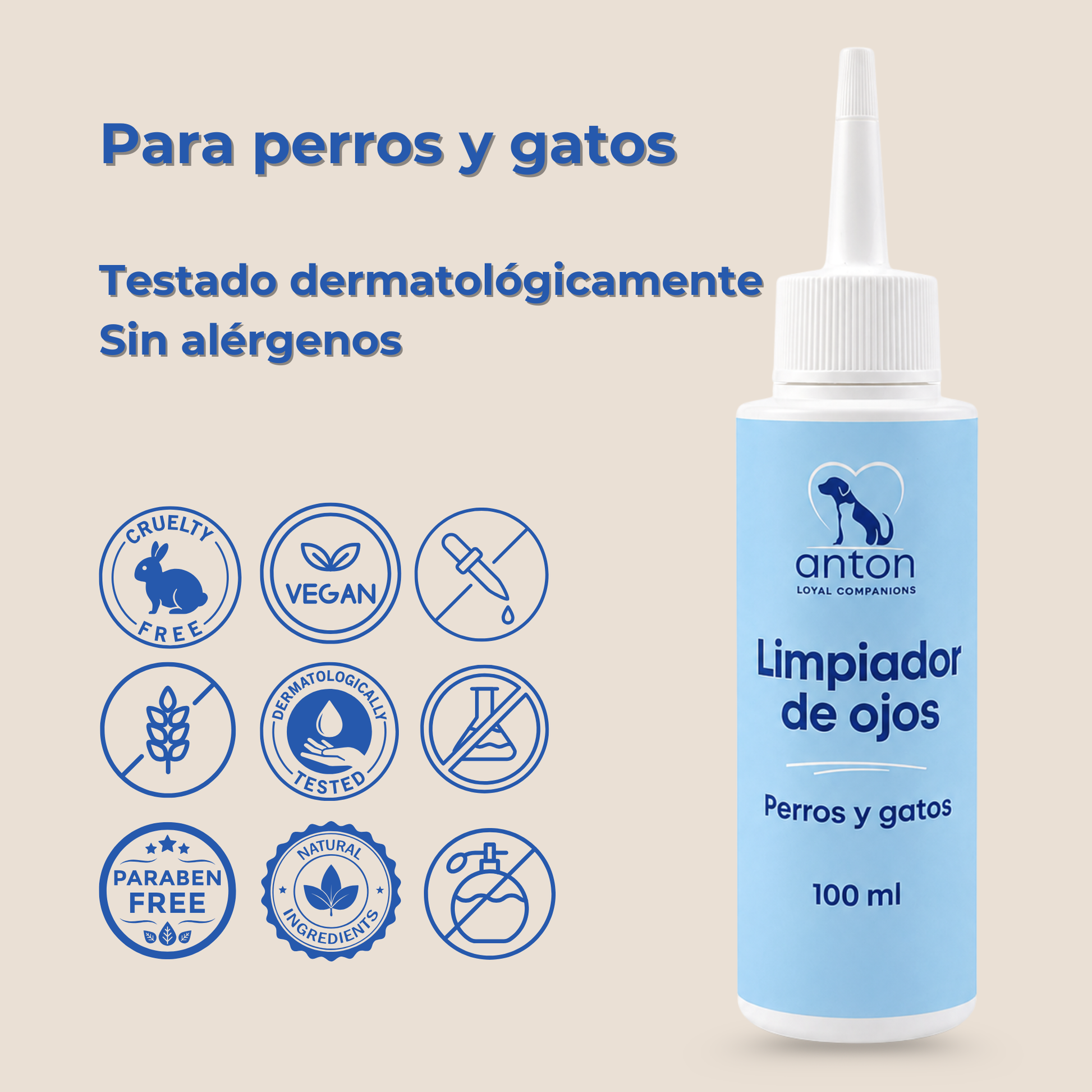 Limpiador natural para la higiene ocular de perros y gatos – 100 ml_5