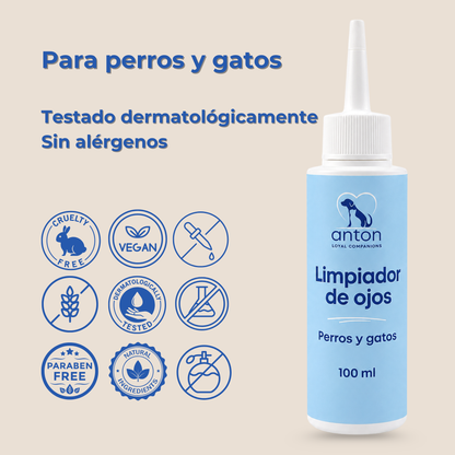 Limpiador natural para la higiene ocular de perros y gatos – 100 ml_5