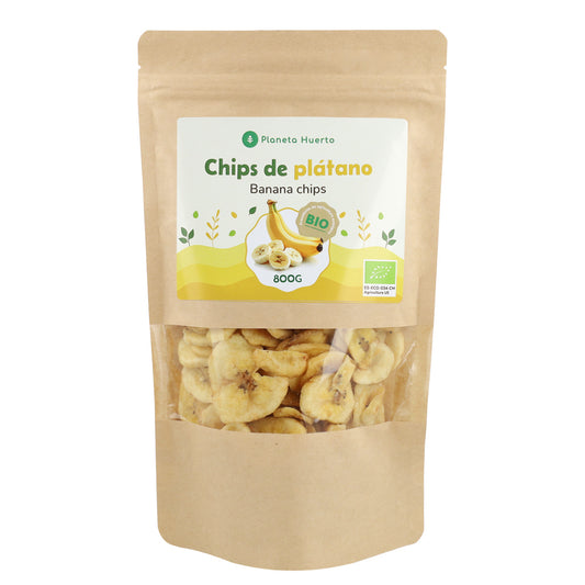 Chips de plátano ECO Planeta Huerto 800 g