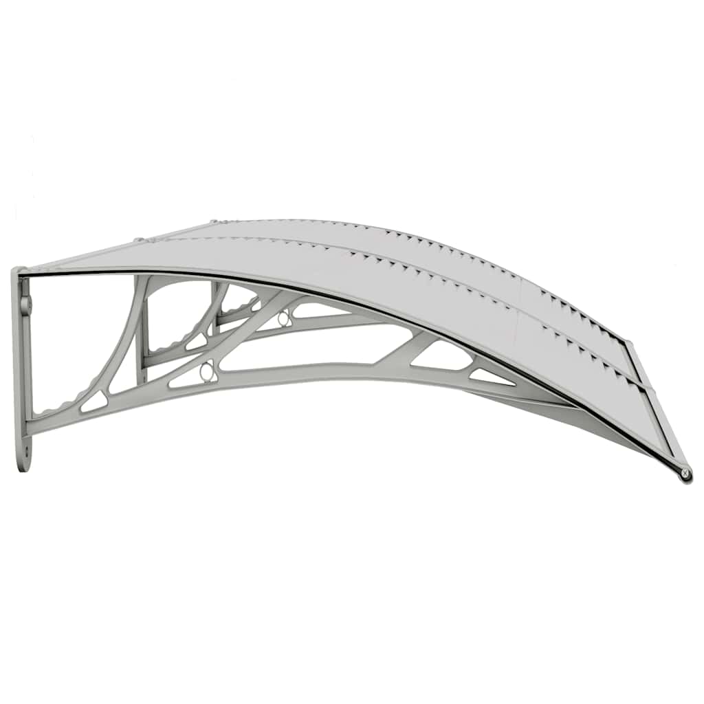 Marquesina De Puerta Policarbonato Gris 150x75 Cm_4