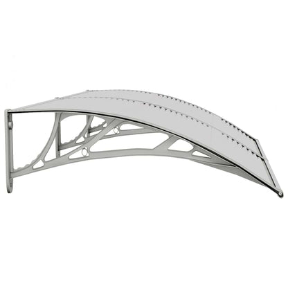Marquesina De Puerta Policarbonato Gris 150x75 Cm_4