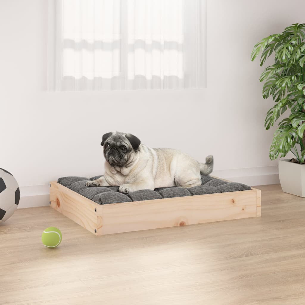 Vidaxl Cama Para Perros Madera Maciza De Pino 61,5x49x9 Cm_1
