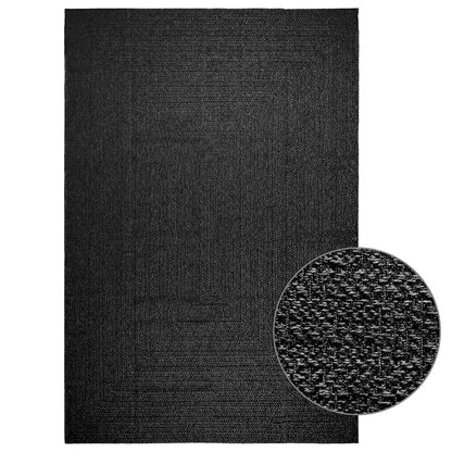 Vidaxl Alfombra Zizur Apariencia Yute Interior Exterior Antracita_0