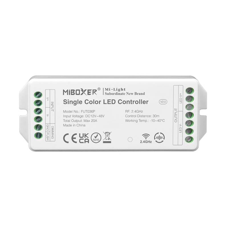 Controlador 2.4g Rf, Dc12-48v, 20a, Monocolor_1