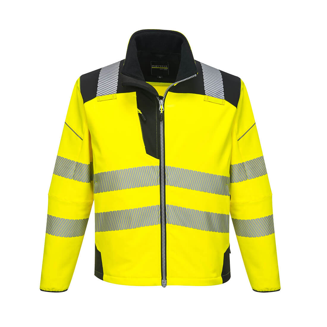 Chaquetas Softshell: Ligereza, Durabilidad Y Seguridad / Xl / Amarillo-negro_4
