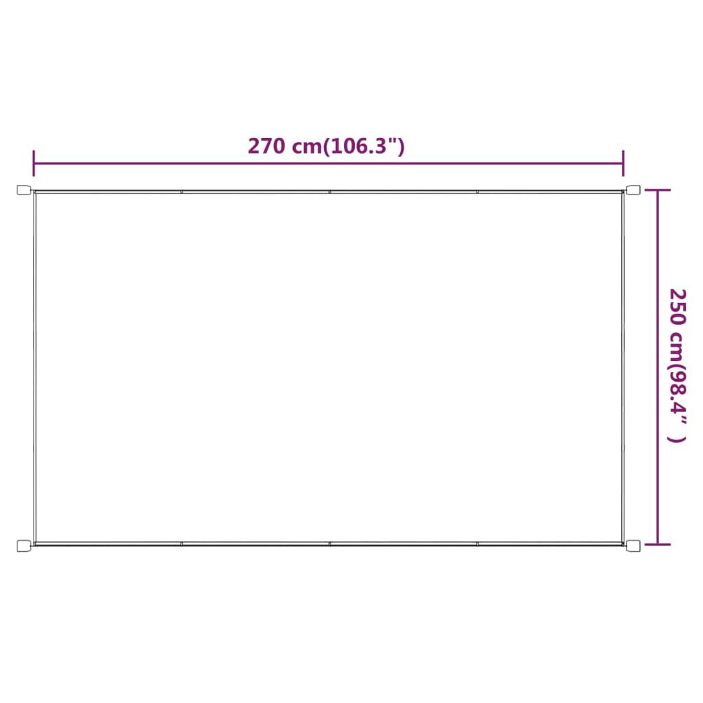 Vidaxl Toldo Vertical Tela Oxford Terracota 250x270 Cm_2