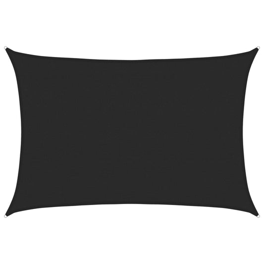 Toldo De Vela Hdpe Negro 160 G/m² 4x6 M_0