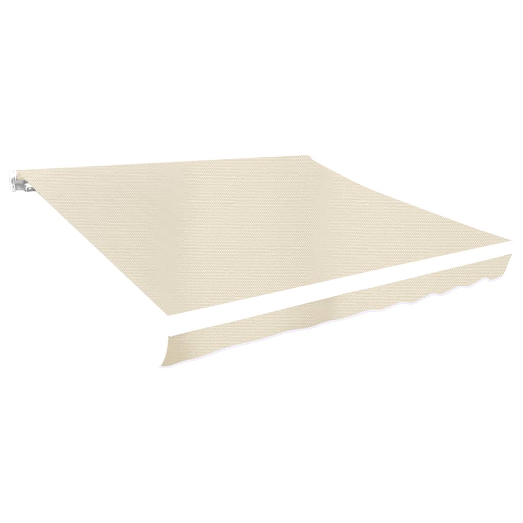 Tela De Repuesto Para Toldo Crema 6x3 M Poliéster_1
