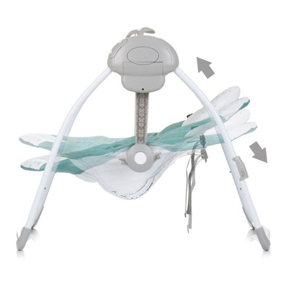 Columpio Eléctrico Para Bebé Moonlight Pastel Green_2