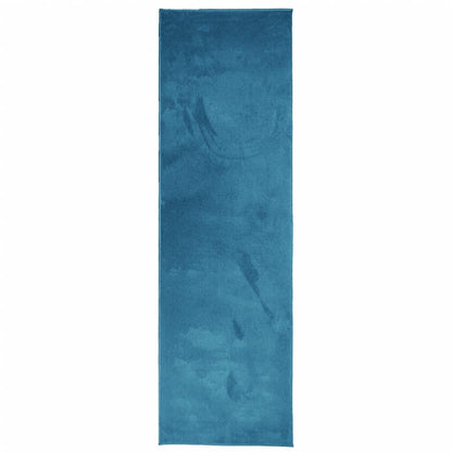Vidaxl Alfombra De Pelo Corto Oviedo Turquesa 80x250 Cm_0