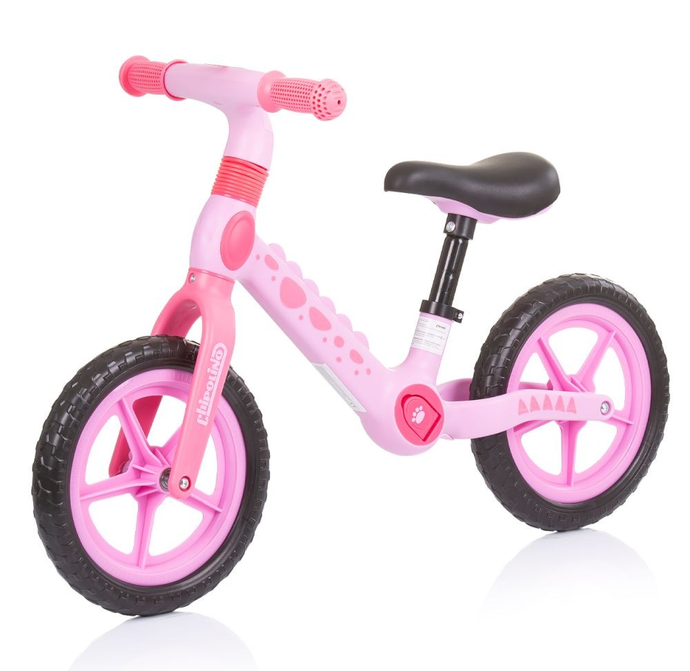 Bicicleta Infantil Sin Pedales Dino Pink_0