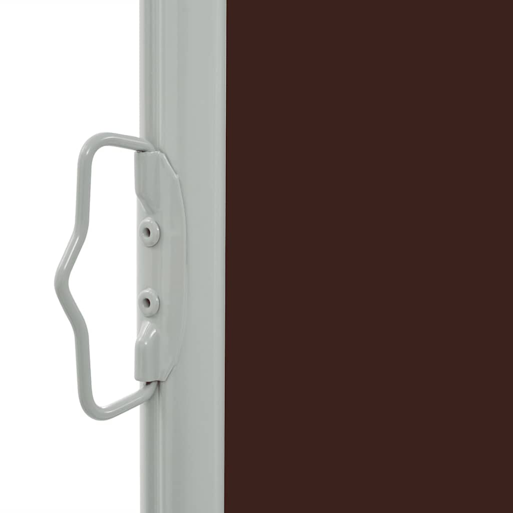 Vidaxl Toldo Lateral Retráctil De Jardín Marrón 160x300 Cm_4