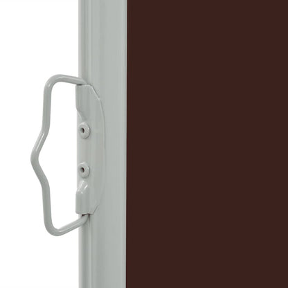 Vidaxl Toldo Lateral Retráctil De Jardín Marrón 160x300 Cm_4
