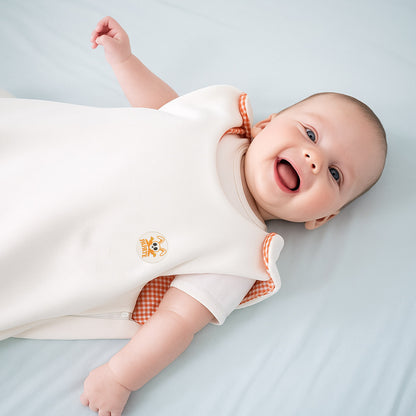 Saco De Dormir Entretiempo De Algodón Orgánico Saxe Blanco