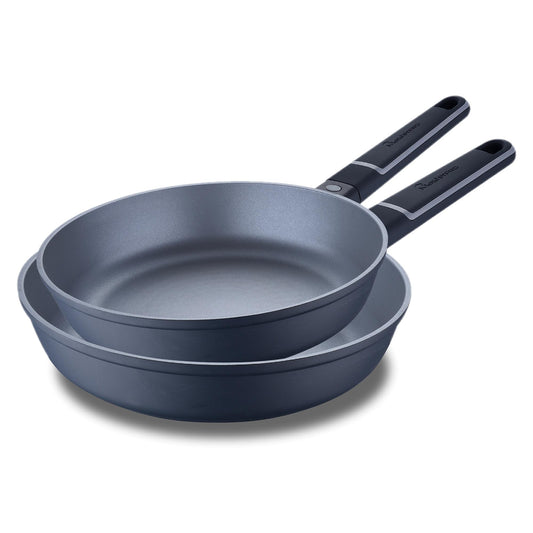 Juego De 2 Sartenes Ø20ø26cm Indigo En Aluminio Fundido Antiadherentes Masterpro_0