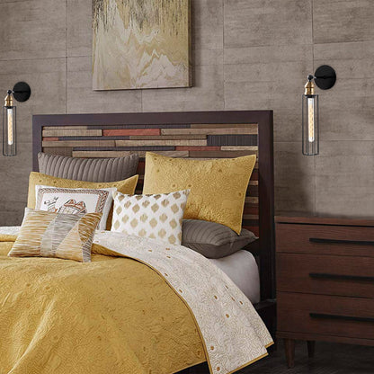 Aplique De Pared, Metal , Negro, 8x16x40, Casquillo E 27 Max 40 W_5