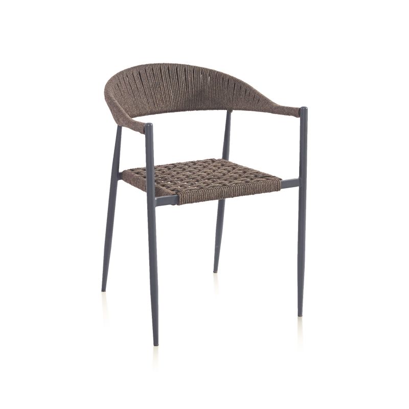 Pack 4 Sillas De Exterior Eina Cuerda, Grafito, 58 X 76 X 57_3