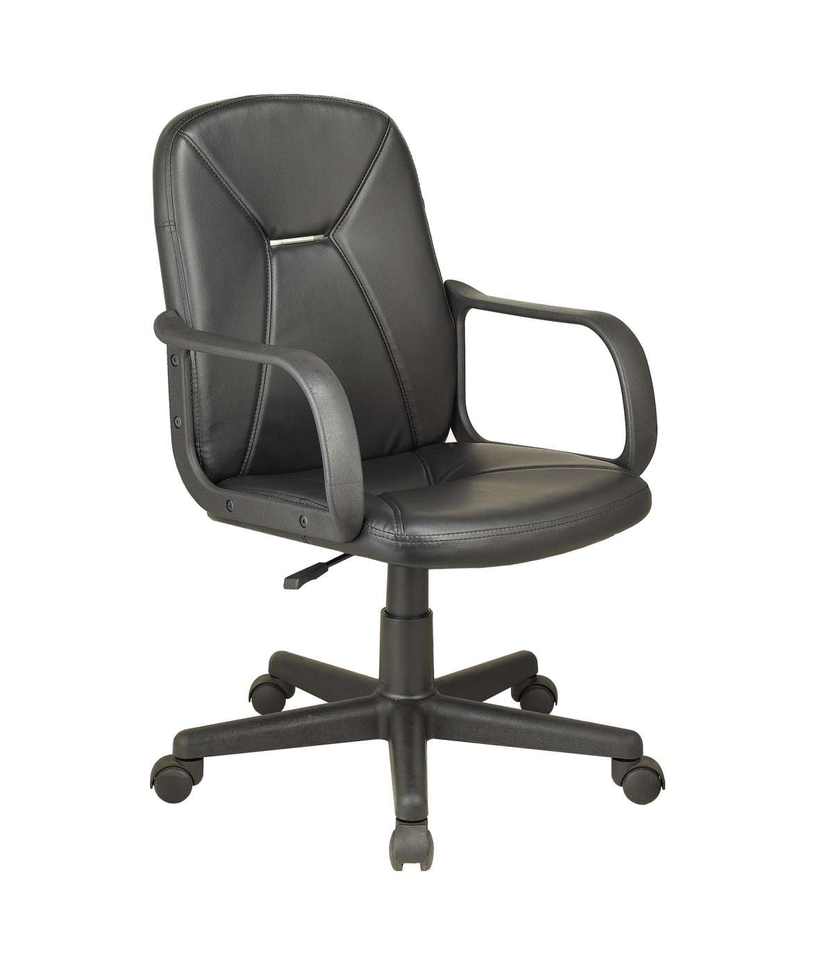 Sillon Giratorio Genesis En Simil Piel Negro, 100-110 Cm(alto)62 Cm(ancho)62 Cm(largo)_0