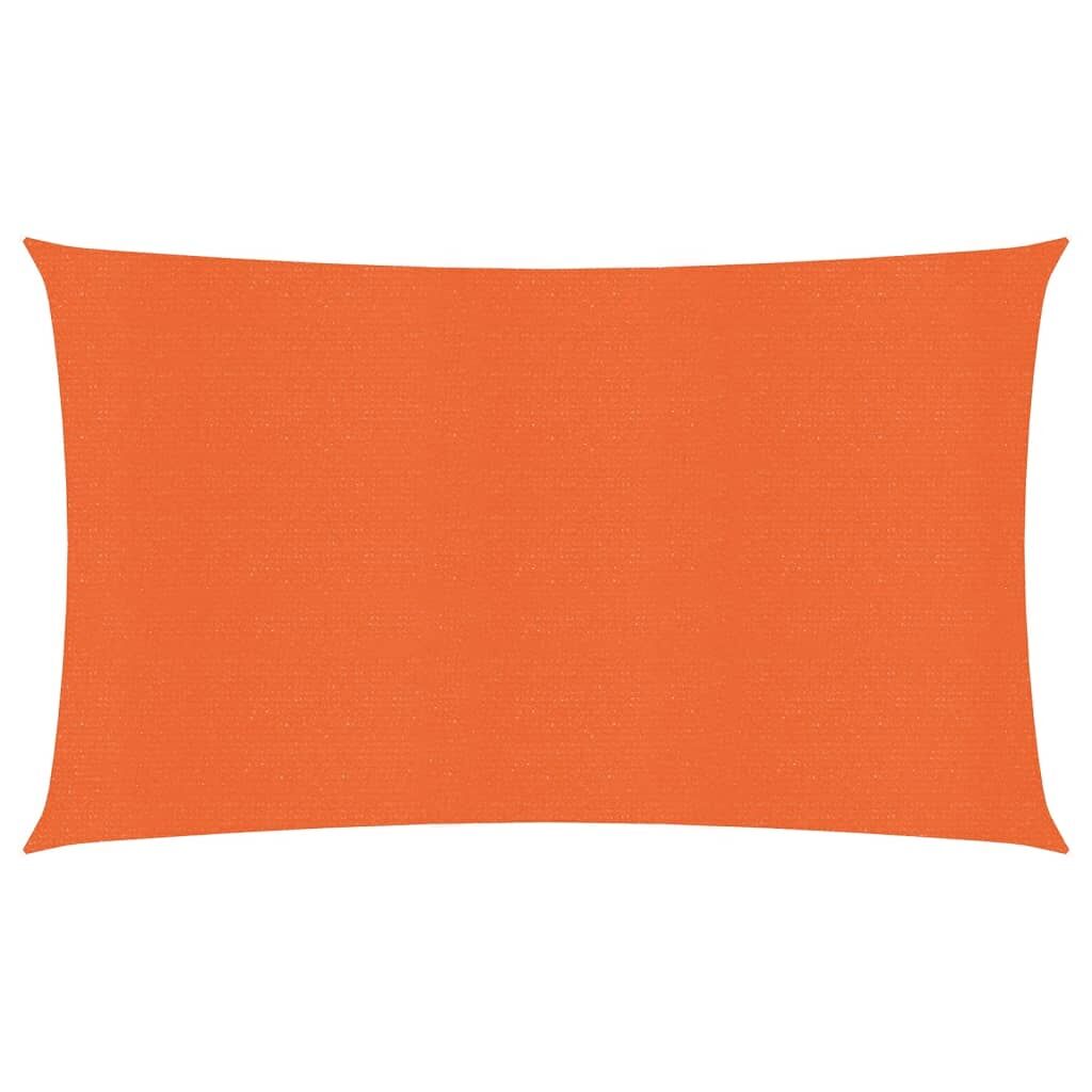 Vidaxl Toldo De Vela Rectangular Hdpe Naranja 160 G/m² 4x7 M_0