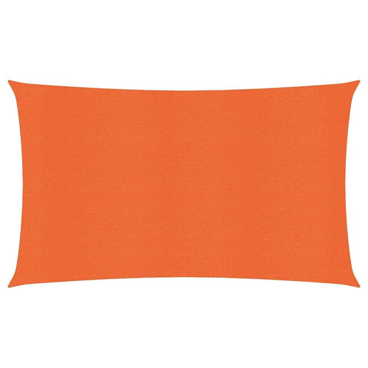 Vidaxl Toldo De Vela Rectangular Hdpe Naranja 160 G/m² 4x7 M_0