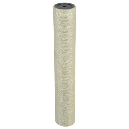 Vidaxl Poste Rascador Para Gatos 8x50 Cm 10 Mm Beige_0