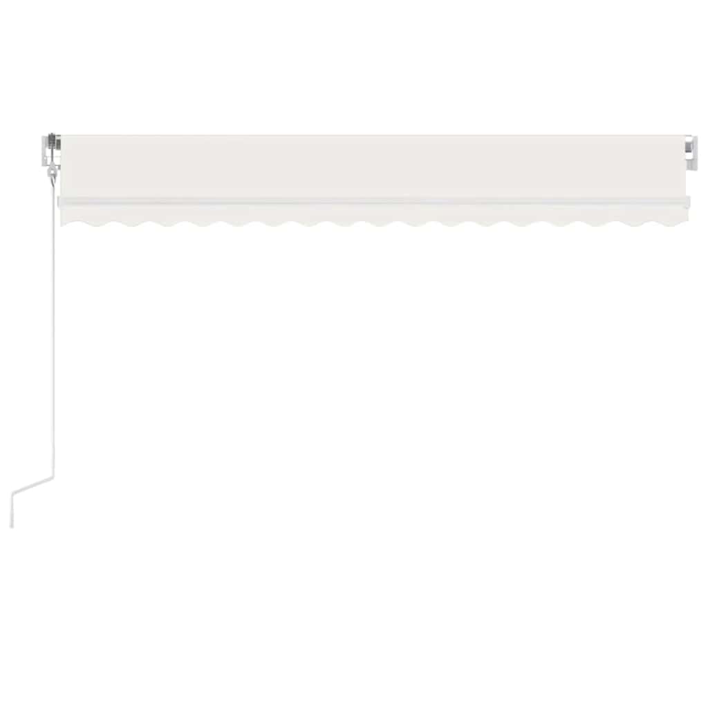 Toldo Automático Con Led Sensor De Viento Crema 400x300 Cm_2