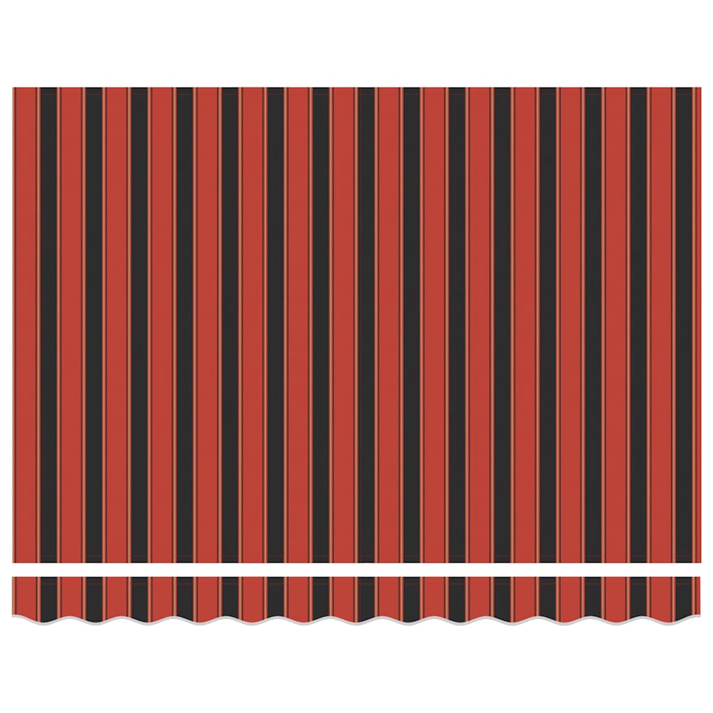 Toldo Retráctil Automático Naranja Y Marrón 3x2,5 M_2
