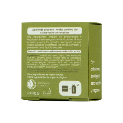 Jabón Eco Especial Acné y Piel Grasa 120g Essabó