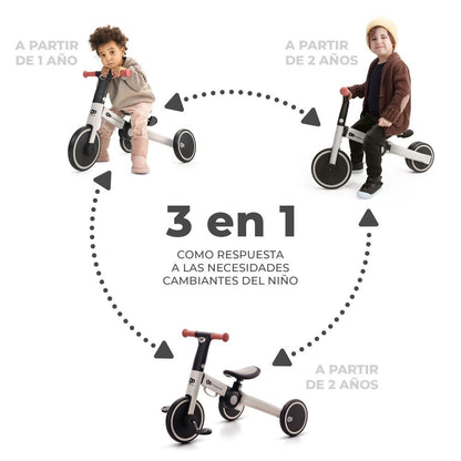 Triciclo 3 En 1 4trike Silver Grey_1