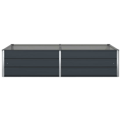 Jardinera Gris Antracita 195 X 100 X 45 Cm Acero Galvanizado_4
