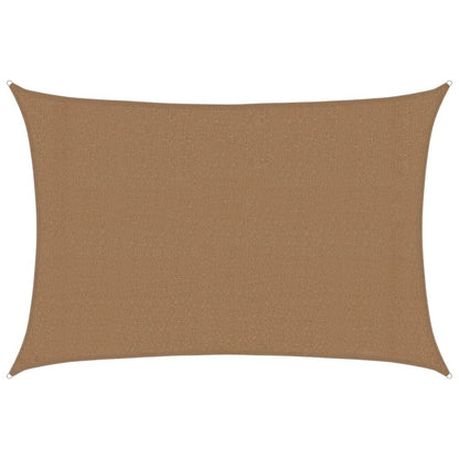 Vidaxl Toldo De Vela Hdpe Gris Taupe 160 G/m² 3x5 M_0