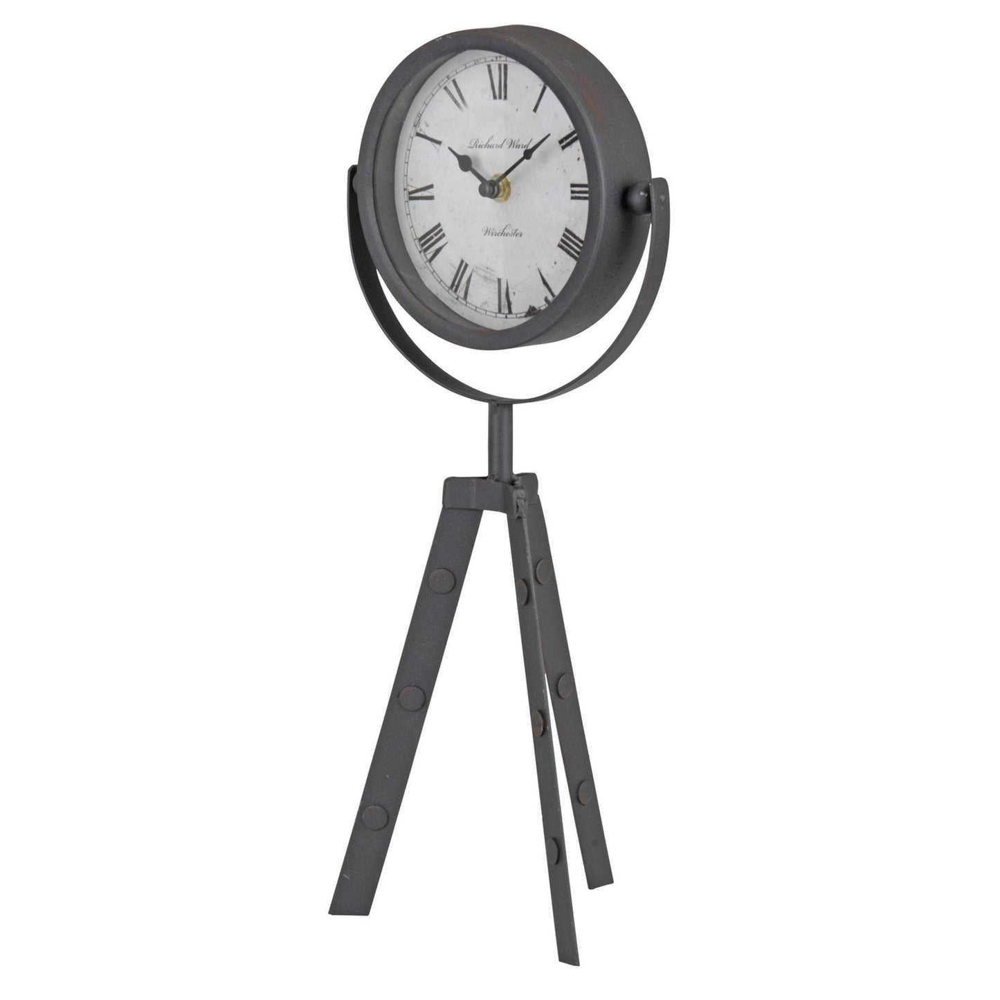 Well Home Reloj De Sobremesa En Metal 19x16,5x42cm_0
