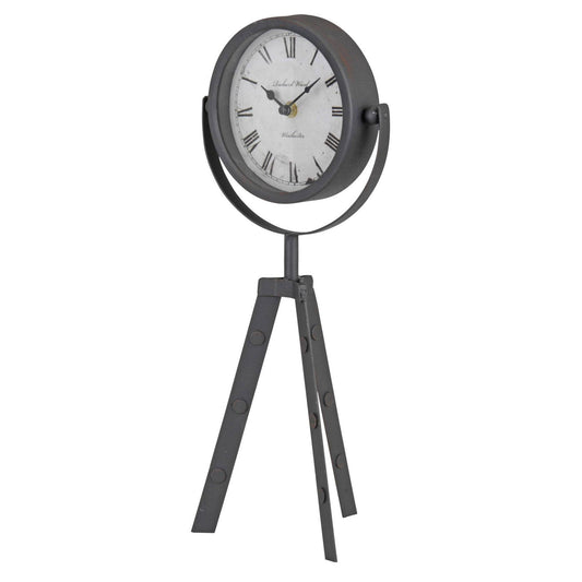 Well Home Reloj De Sobremesa En Metal 19x16,5x42cm_0
